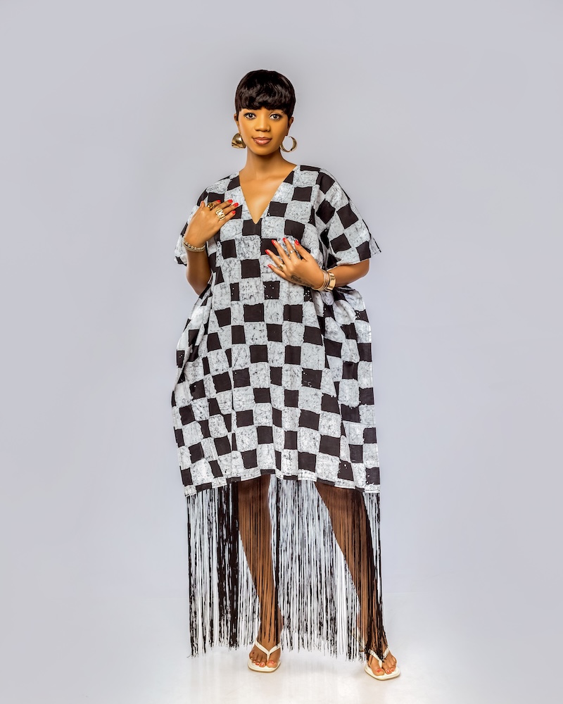 Aseye Fringe Kaftan