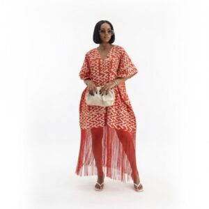 Anima Fringe Kaftan
