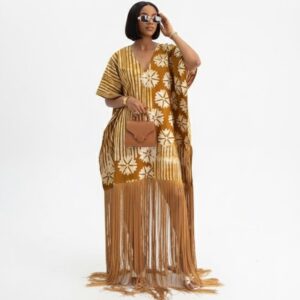 Delia Fringe Kaftan