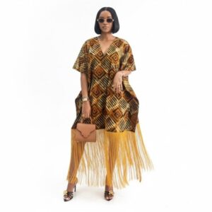 Mamley Fringe Kaftan