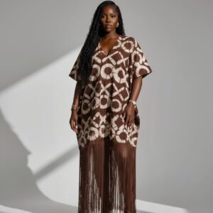 XO Fringe Kaftan