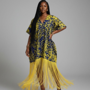Xorla Fringe Kaftan