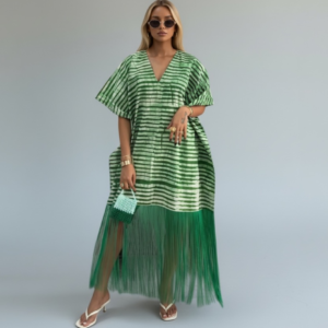 Sena fringe Kaftan